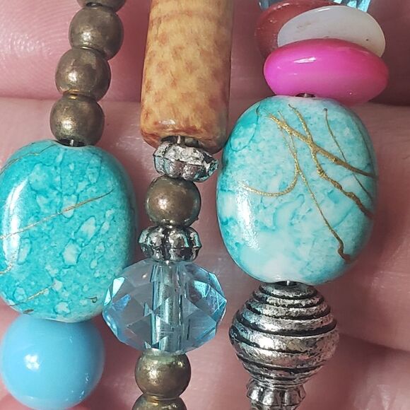 MEMORY WIRE Beaded Bracelet - Picture 6 of 6